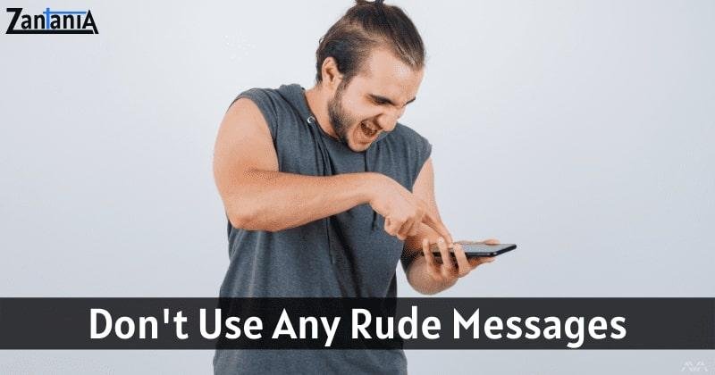 don't use any rude words