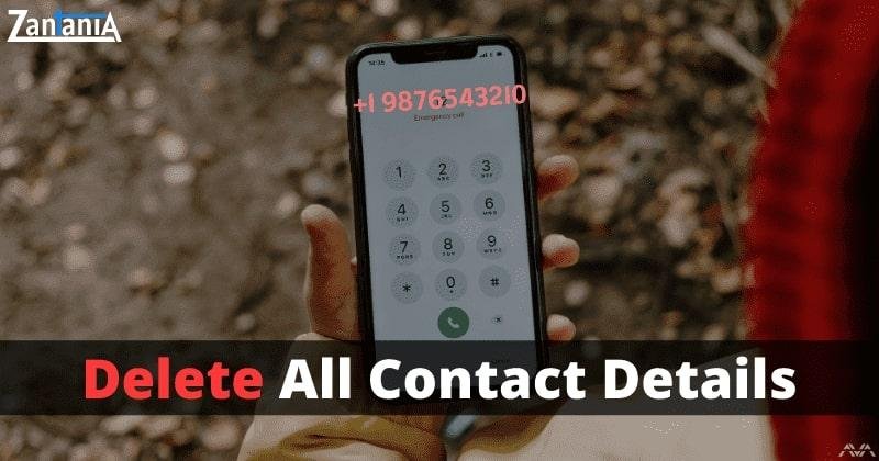 Delete All Contact Details