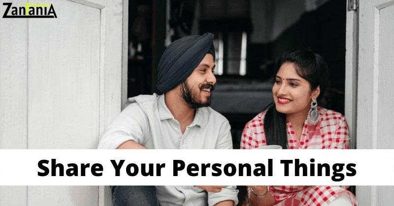 Share Your Personal Things