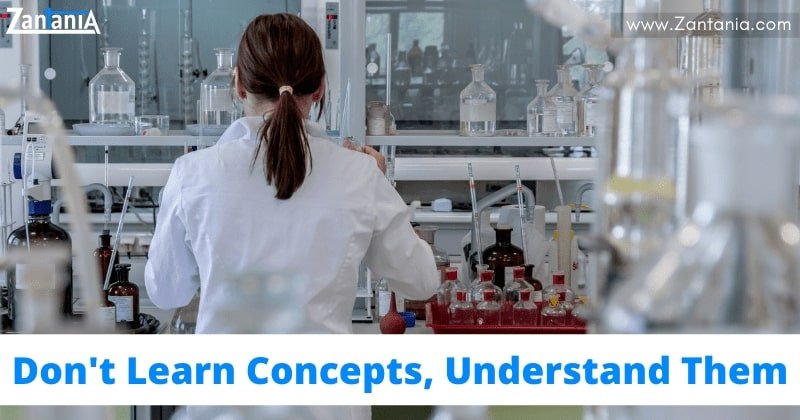Don't Learn Concepts Understand Them