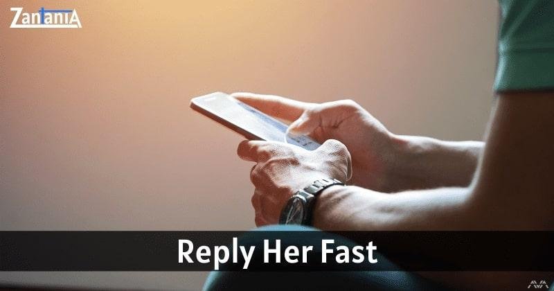 reply her fast
