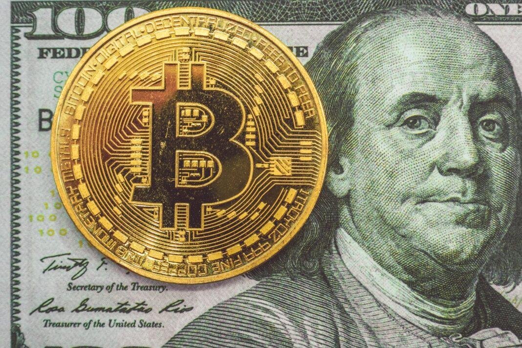bitcoin is on the dollar