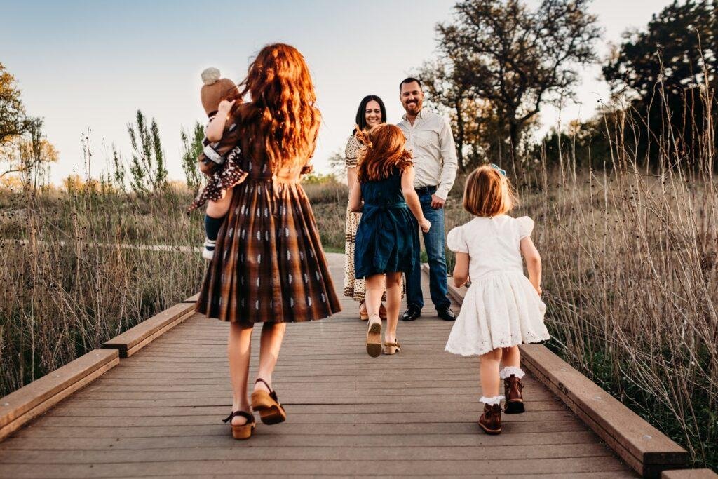 a family is enjoy vacation 
