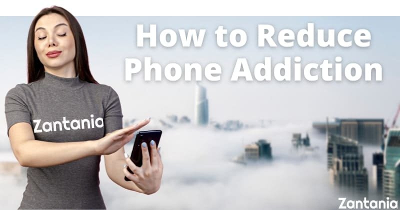 girl trying to avoid phone