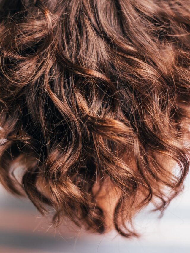 black and brown hair